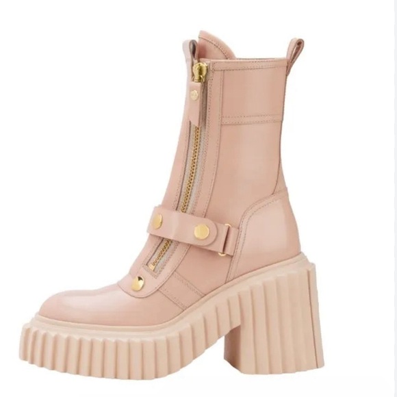 Agl Shoes - Agl Made in Italy Pink Platform Shoes with Chunky Sole